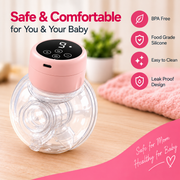 Wearable Automatic Electric Breast milk Pump for feeding Mothers