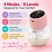Wearable Automatic Electric Breast milk Pump for feeding Mothers