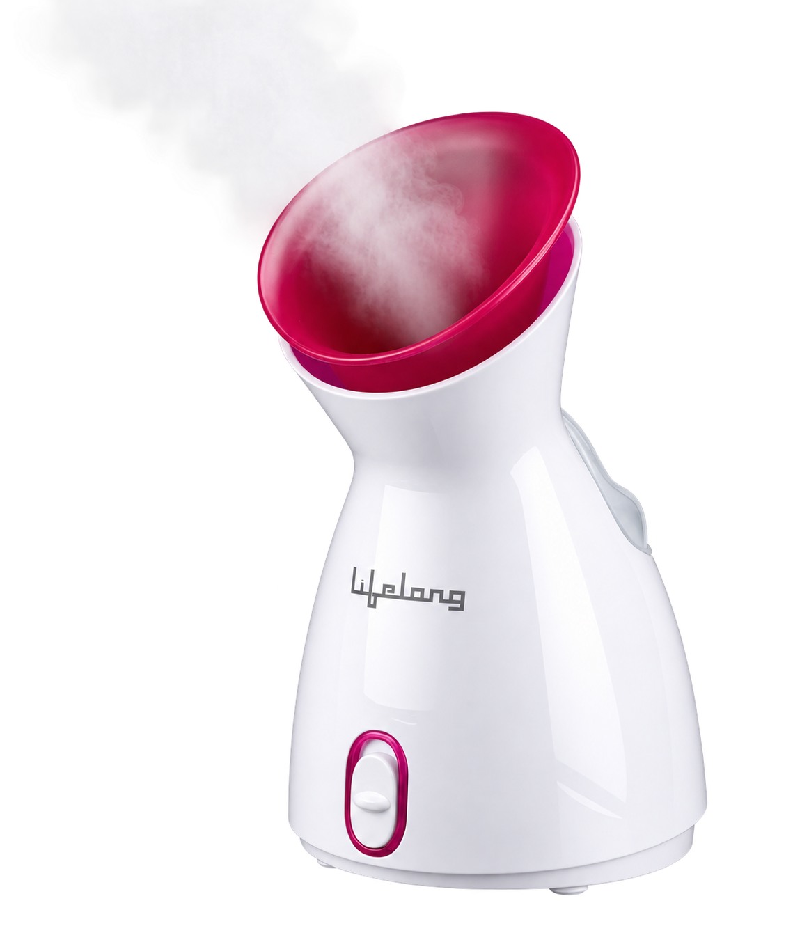 Lifelong Facial Steamer – 3-in-1 Nano Ionic Steam Facial Vaporizer with Adjustable Steam Control, 100ml Water Tank & Aromatherapy Tray