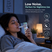 Portable Mesh Nebulizer Machine – USB Type-C Rechargeable, Ultra-Quiet ≤50dB, Compact & Lightweight with Adult & Child Masks