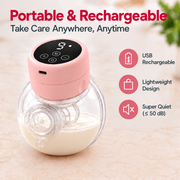 Wearable Automatic Electric Breast milk Pump for feeding Mothers